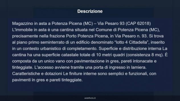 Immobile in asta di 10 m² in vendita a Potenza Picena - Foto 4