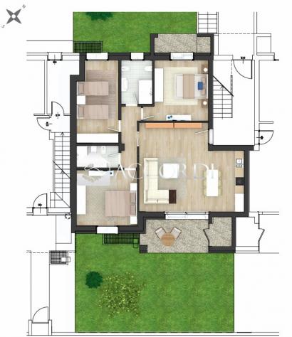 APPARTAMENTO di 6 vani e di 116 mq (SUSEGANA) rif. JS009_2 - Foto 12