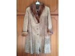 Pelliccia di agnellino persiano beige