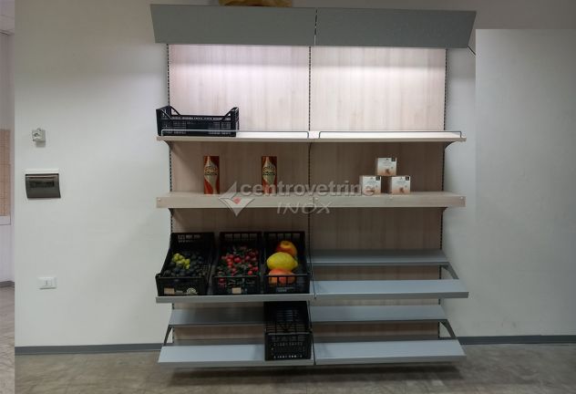 SCAFFALE IN LEGNO PER FRUTTA E VERDURA DA 203 LINEA DINAMIKA