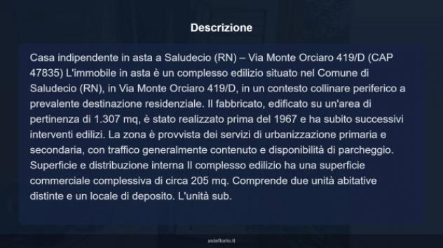 Immobile in asta di 205 m² con più di 5 locali in vendita a Saludecio - Foto 14
