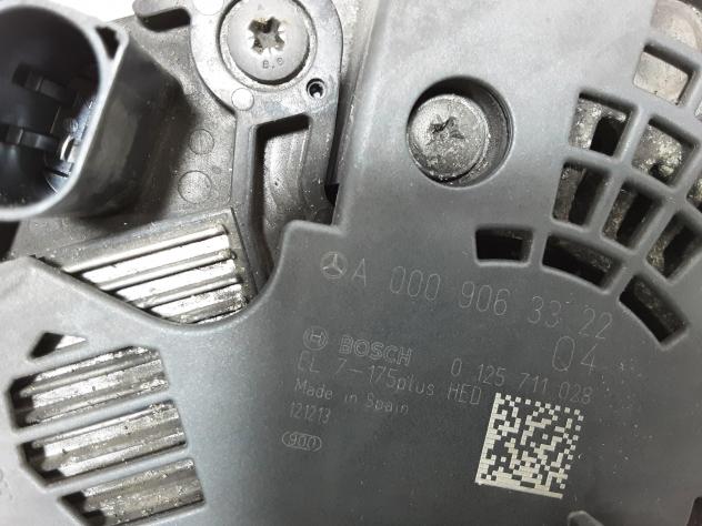 ALTERNATORE MERCEDES Classe B W246 2° Serie A0009063322 OM 651.901 Diesel 1800 (12) - Foto 4