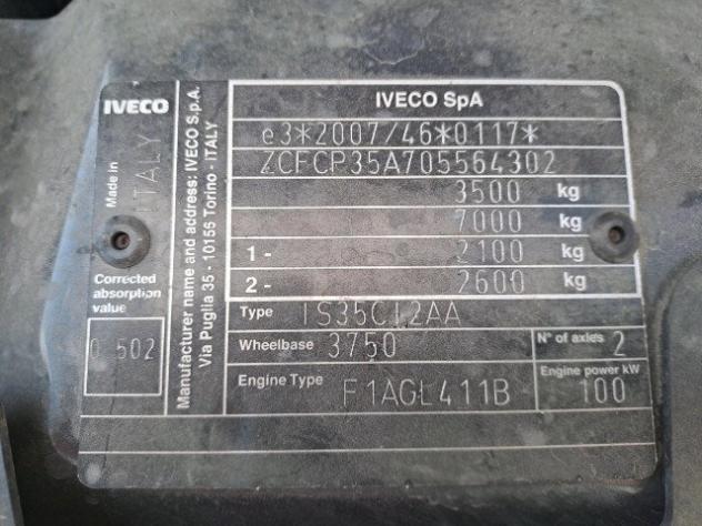 IVECO DAILY 35C14H BOX - Foto 2