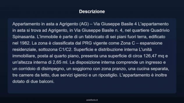 Immobile in asta di 126 m² con più di 5 locali in vendita a Agrigento - Foto 18