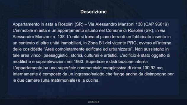 Immobile in asta di 130 m² in vendita a Rosolini - Foto 13