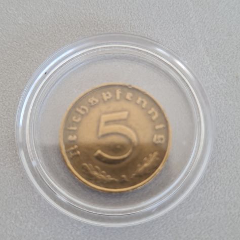 Moneta 5 Reichspfennig 1938
