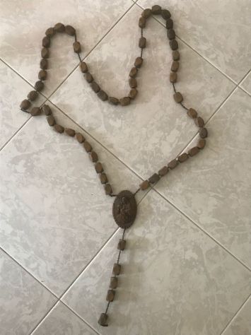 Antico rosario in legno - Foto 3