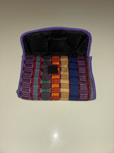 UN PORTAFOGLIO NUOVO CHE DIVENTA ANCHE BORSA PICCOLA POCHETTE UNISEX ETNICO IN S - Foto 4