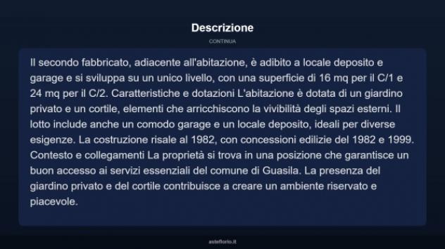 Immobile in asta di 89 m² con più di 5 locali e box auto in vendita a Guasila - Foto 7