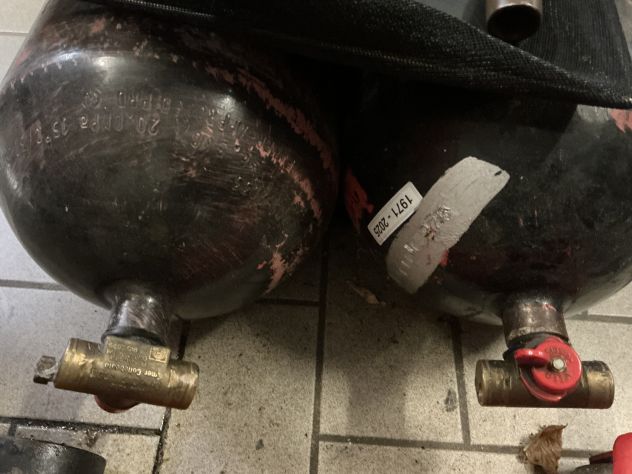 Svendo 2 bombole per gas metano autotrazione 2 x45 legs valvolate - Foto 3