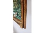 Grande cornice dorata stile barocco 145x115 cm per specchio o quadro
