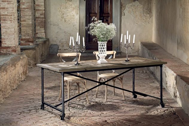 Mobili Rustici Treviso Composizione Soggiono Legno Vecchio. Cod. CVG 8 - Foto 2