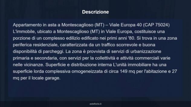 Immobile in asta di 149 m² con più di 5 locali e box auto in vendita a Montescaglioso - Foto 13