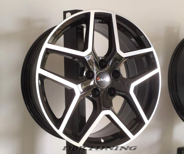 Cerchi lega 18 AVUS AC-519 Black Polish JEEP FORD FIAT ALFA - Foto 4
