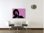 Quadro moderno Jimi Hendrix dipinto a mano Pop Art