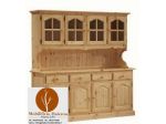 Mobili Rustici Country Arredo Taverna in Legno: Credenza 4 Ante in Legno Massell