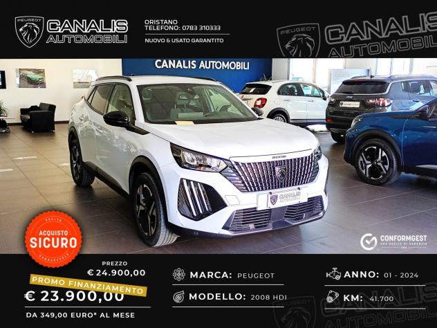 Peugeot 2008 BlueHDi 130 S&S EAT8 Allure - 2024 - AZIENDALE