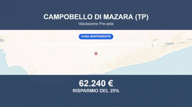 Immobile in asta di 229 m² in vendita a Campobello di Mazara
