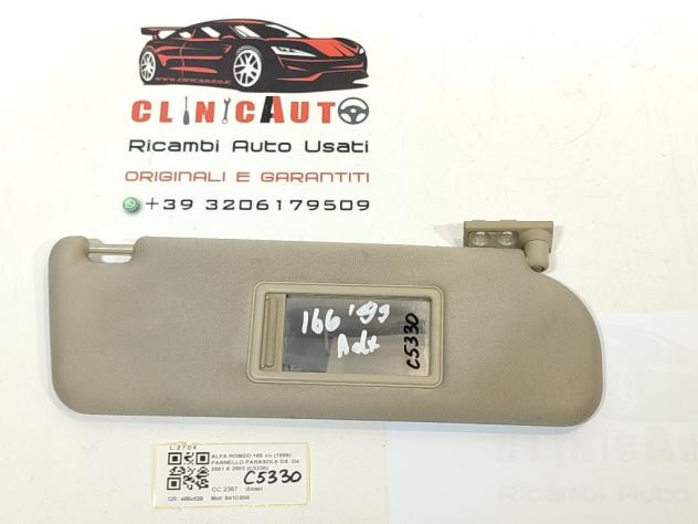 PARASOLE ALETTA LATO PASSEGGERO ALFA ROMEO 166 Serie (936_) 841C000 (9803) - Foto 2
