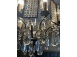 BELLISSIMO LAMPADARIO IN CRISTALLO 6 LUCI, PRIMA META' 900