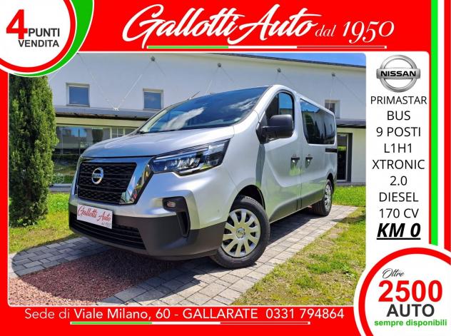 Nissan Primastar L1H1 Bus 9 POSTI aut.+IVA-NESSUN OBBL. FIN.