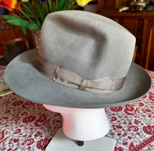 cappello classico vintage borsalino falda larga - Foto 2