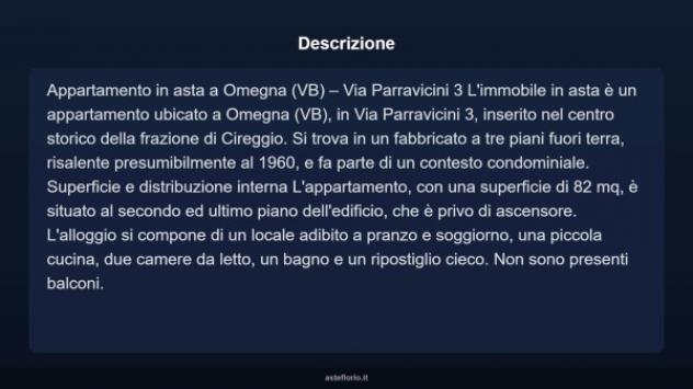 Immobile in asta di 82 m² in vendita a Omegna - Foto 3