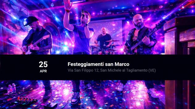 25/04 :MyPlay - Coldplay Tribute live @ San Michele al Tagliamento - 25 aprile 2026