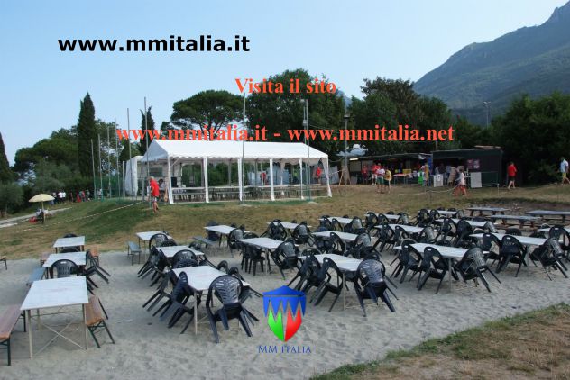 Tendoni per eventi esterni professionali  5 x 10 x 2,6 mt. pvc  Ignif. a Chieti - Foto 4