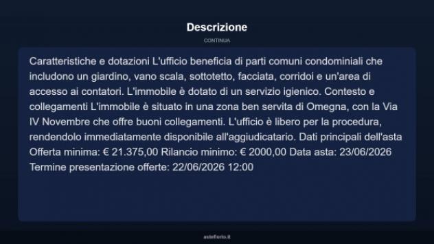 Immobile in asta di 35 m² in vendita a Omegna - Foto 5