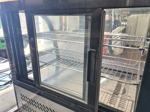 vetrina refrigerata ventilata con vetri curvi usata - Foto 5