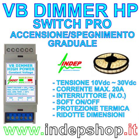Dimmer a interruttore per Strisce led 480W alba-tramonto