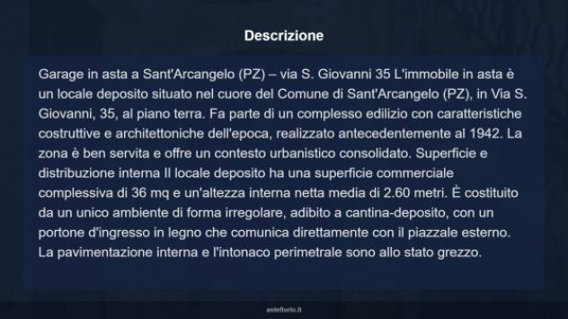 Immobile in asta di 36 m² in vendita a Sant'Arcangelo - Foto 7