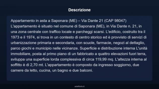 Immobile in asta di 119 m² in vendita a Saponara - Foto 4