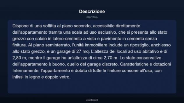 Immobile in asta di 149 m² con più di 5 locali e box auto in vendita a Sassoferrato - Foto 4