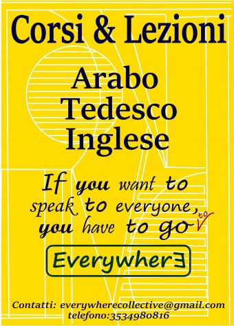 Lezioni di Arabo - Inglese - Tedesco