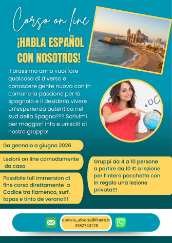 Nuovi amici e un progetto in comune: lo spagnolo e un'esperienza in Spagna!