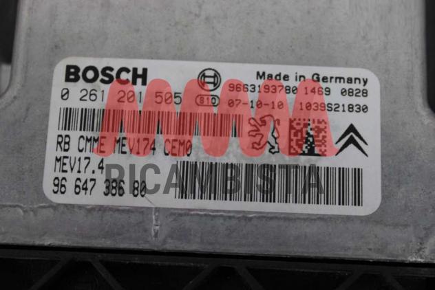 0261201505 Peugeot 207 1.6 centralina motore Bosch