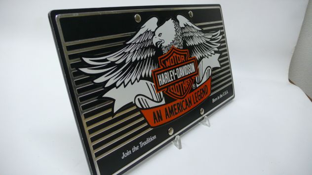 Harley-davidson targa vintage moto collezionismo - Foto 2