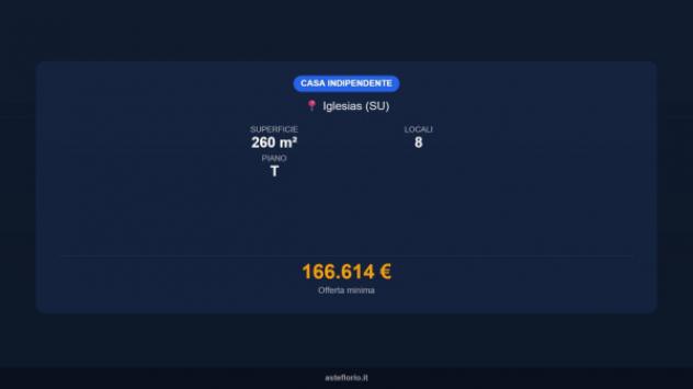 Immobile in asta di 260 m² con più di 5 locali in vendita a Iglesias - Foto 18