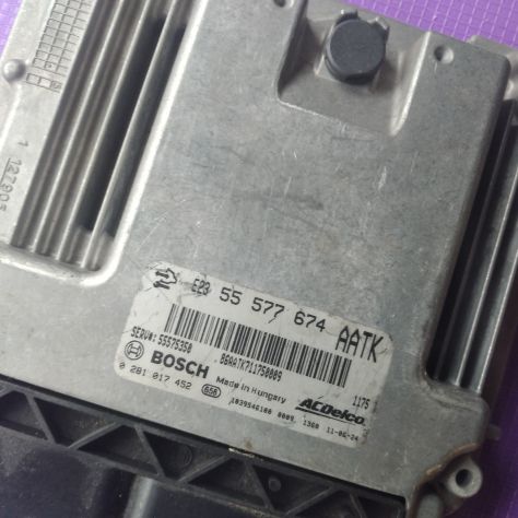 CENTRALINA MOTORE ECU OPEL INSIGNIA 0281017452 55577674 55575350 BB3 Centralin - Foto 3