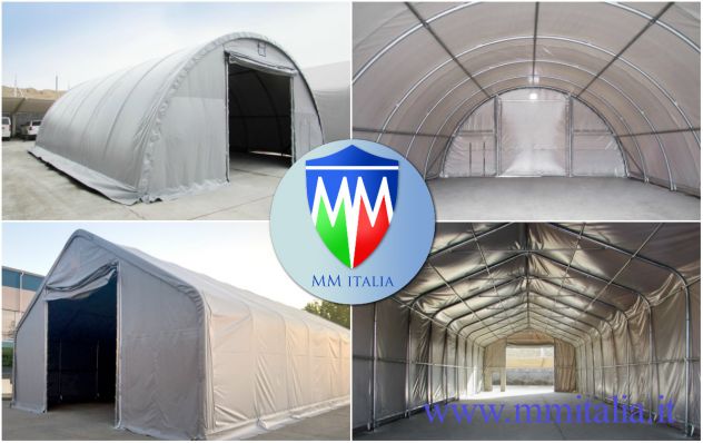 Agritunnel Tunnel a Gamba Dritta 8 x 20 x 5,12 mt. uso Industriale Rimessaggio - Foto 10