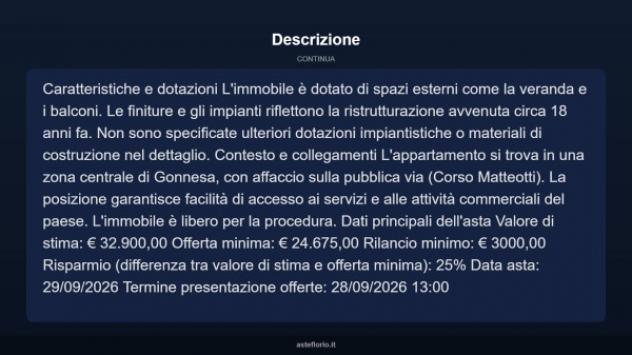 Immobile in asta di 60 m² in vendita a Gonnesa - Foto 5