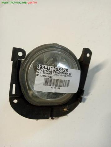 PROIETTORE FENDINEBBIA SX 999-U1308126 Parti elettriche  Fanaleria  Fendinebbia  Fendinebbia dx. CITROEN - NEMO Multispace / Combi - 01-12-2008 - 01-0