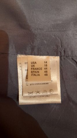 ABITO DONNA ELEGANTE DA CERIMONIA CON COPRISPALLE BLU MARINE,MUSANI COUTURE T.48 - Foto 9