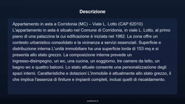 Immobile in asta di 153 m² in vendita a Corridonia - Foto 3