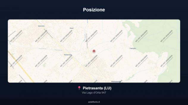 Immobile in asta di 219 m² con più di 5 locali e box auto in vendita a Pietrasanta - Foto 2