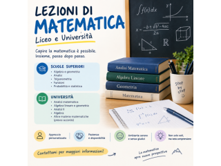 Laureato in Matematica offre lezioni per Liceo ed Università
