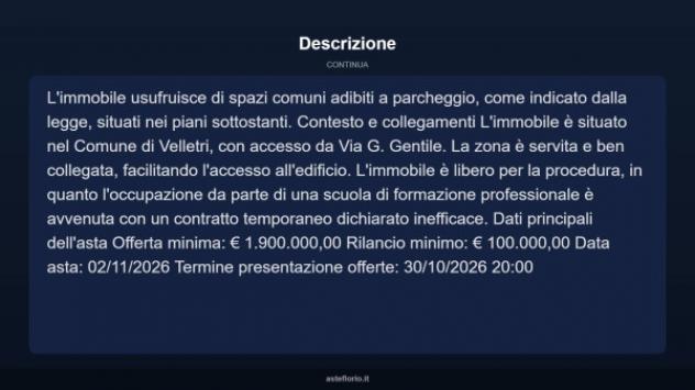 Immobile in asta di 1660 m² in vendita a Velletri - Foto 8