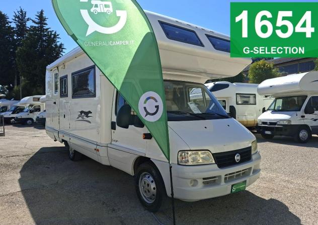CAMPER LAIKA DUCATO MANSARDATO 7 POSTI DOPPIA DINETTE LETTI CASTELLO FOTOVOLTAICO CAMPEGGIO USATI GENERALI 1654